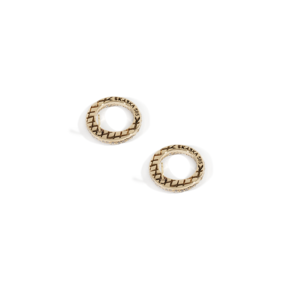 Full Circle Diamond Earrings