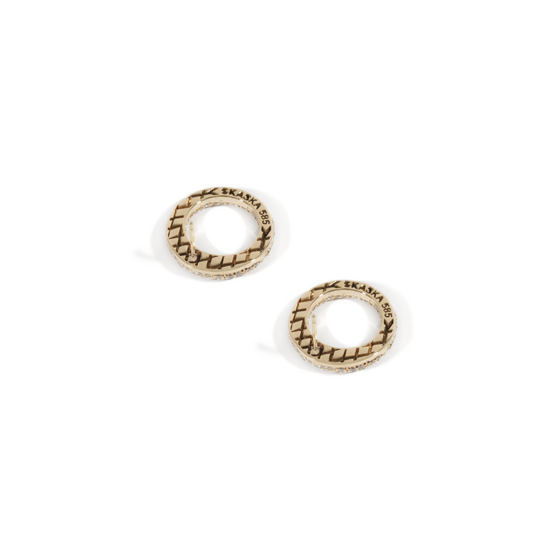Full Circle Diamond Earrings