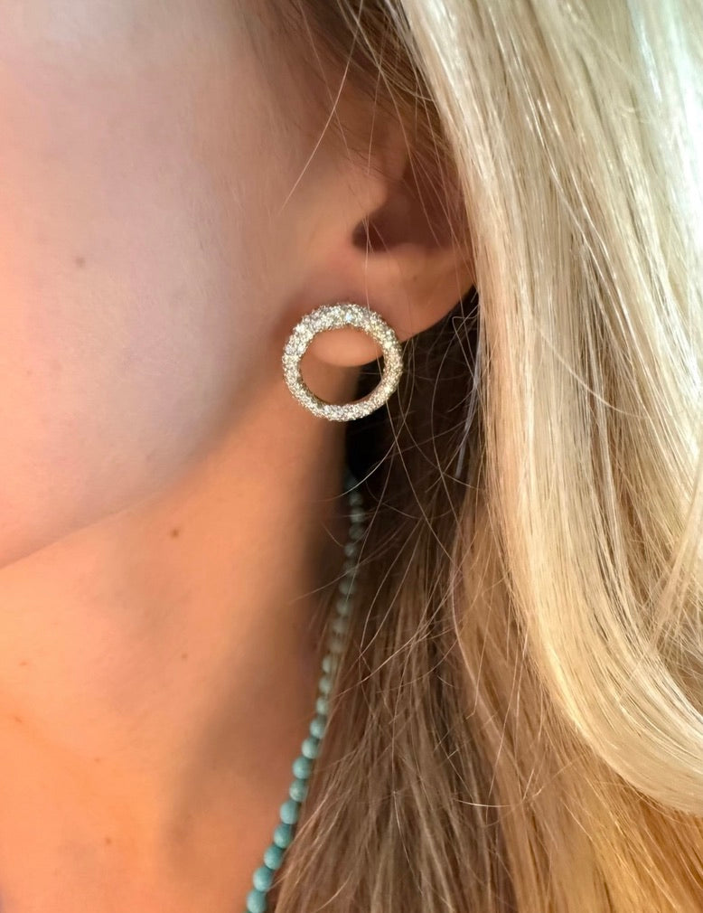 Full Circle Diamond Earrings