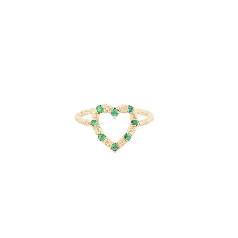 One Of A Kind Turquoise + Emerald Ring