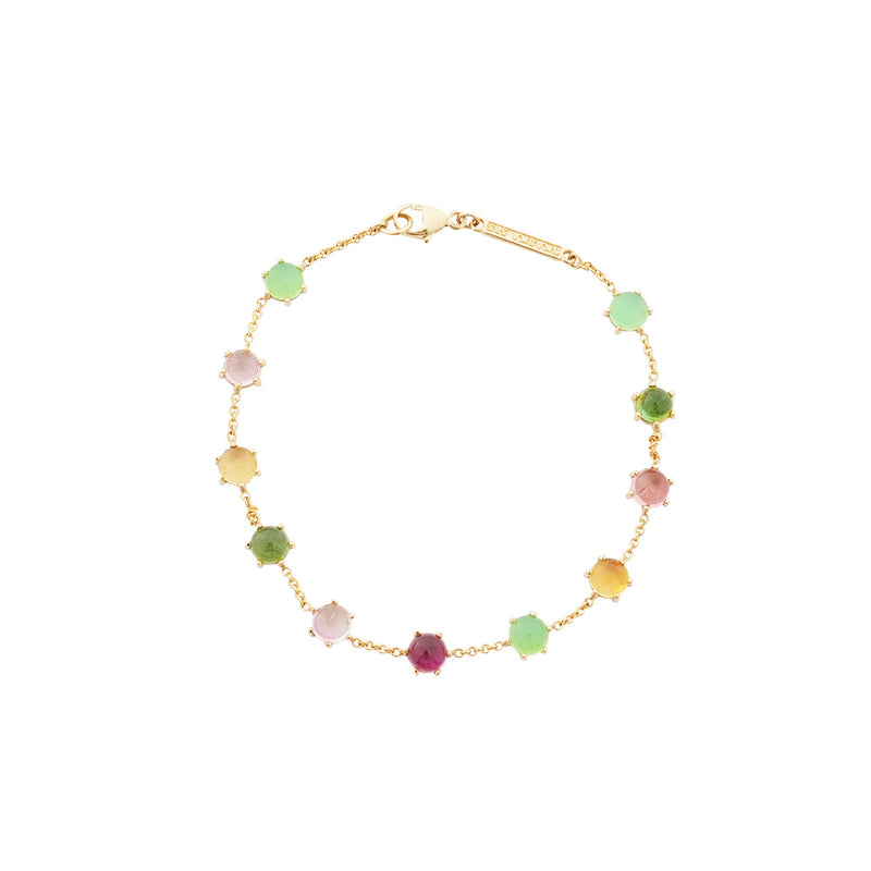 Multi Colored Cabochon Bracelet