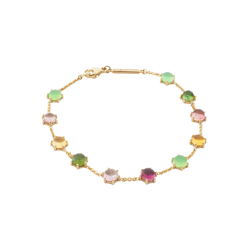 Multi Colored Cabochon Bracelet