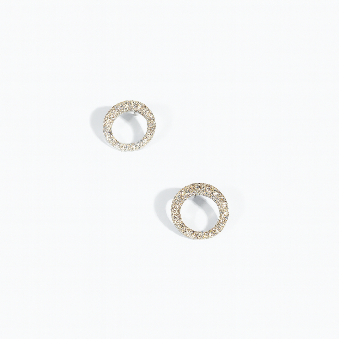 Full Circle Diamond Earrings