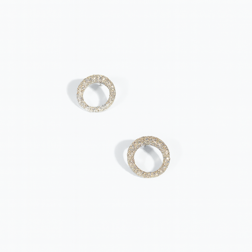 Full Circle Diamond Earrings