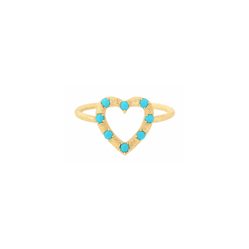 Turquoise Three Eye Ring