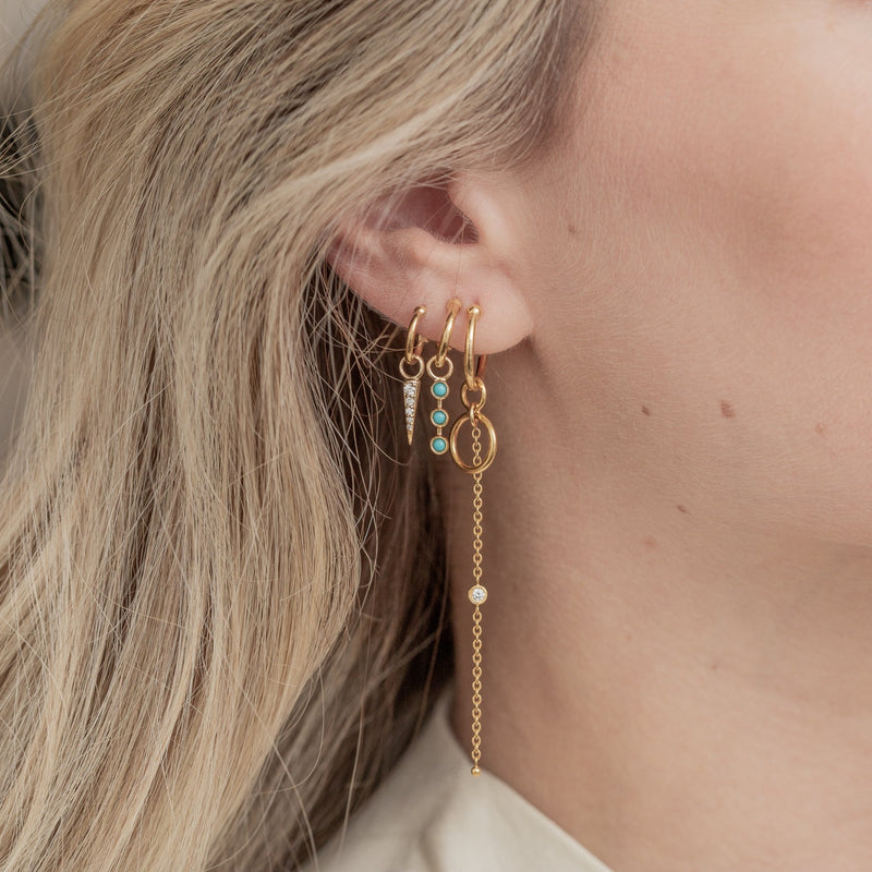Turquoise Trio Bijoux
