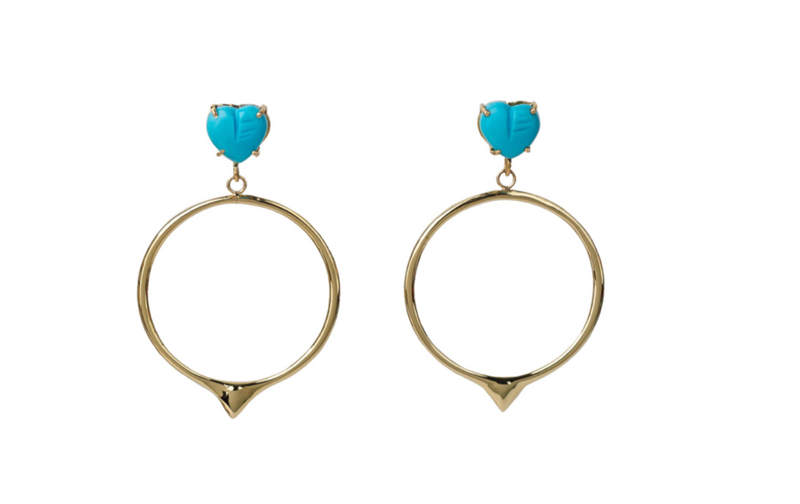 Turquoise Triangle Bijoux