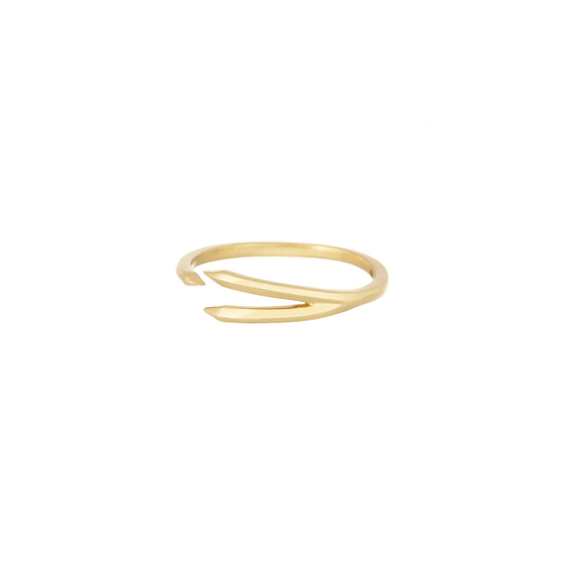 Split Decision Ring in 18K
