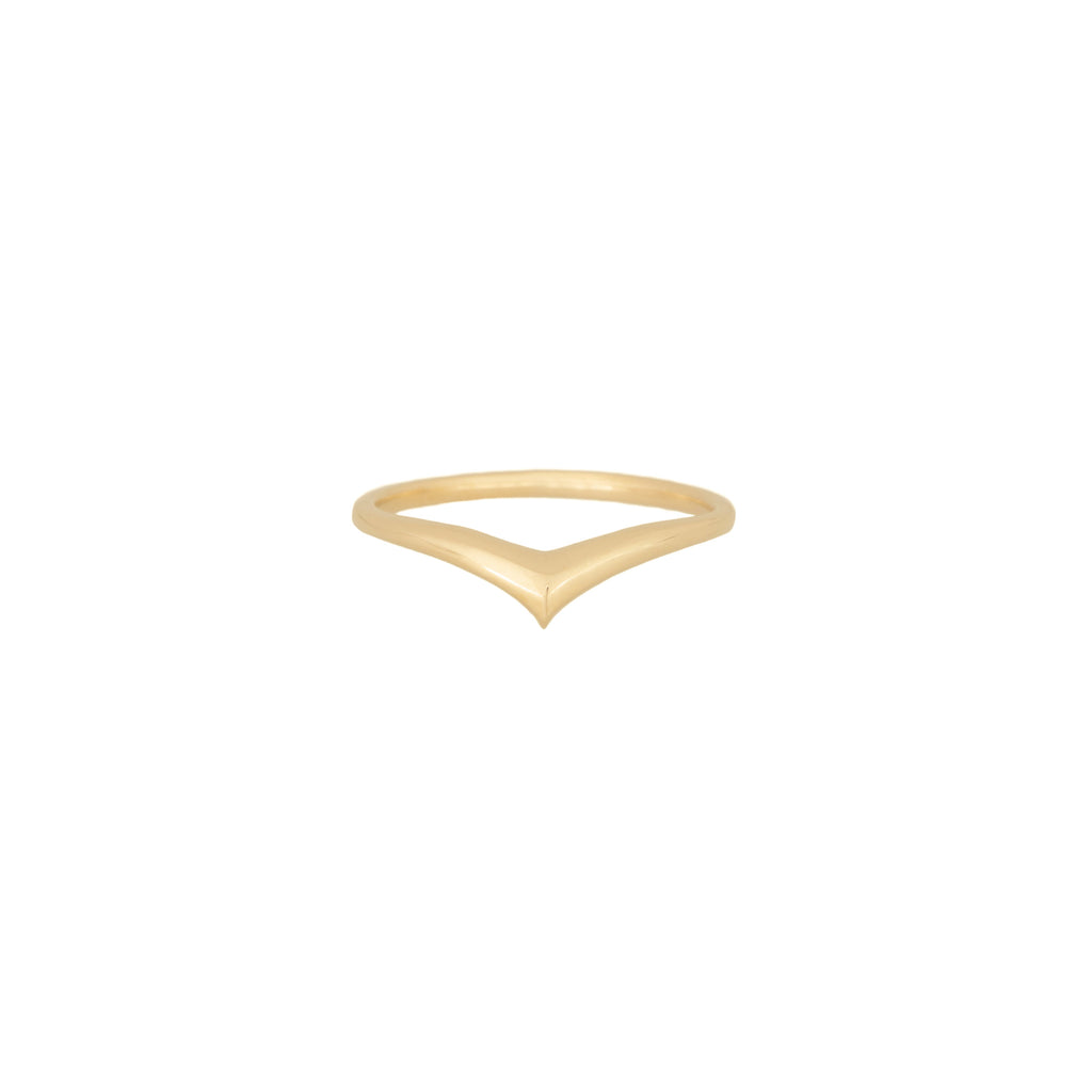 Gold Peak Ring 18k