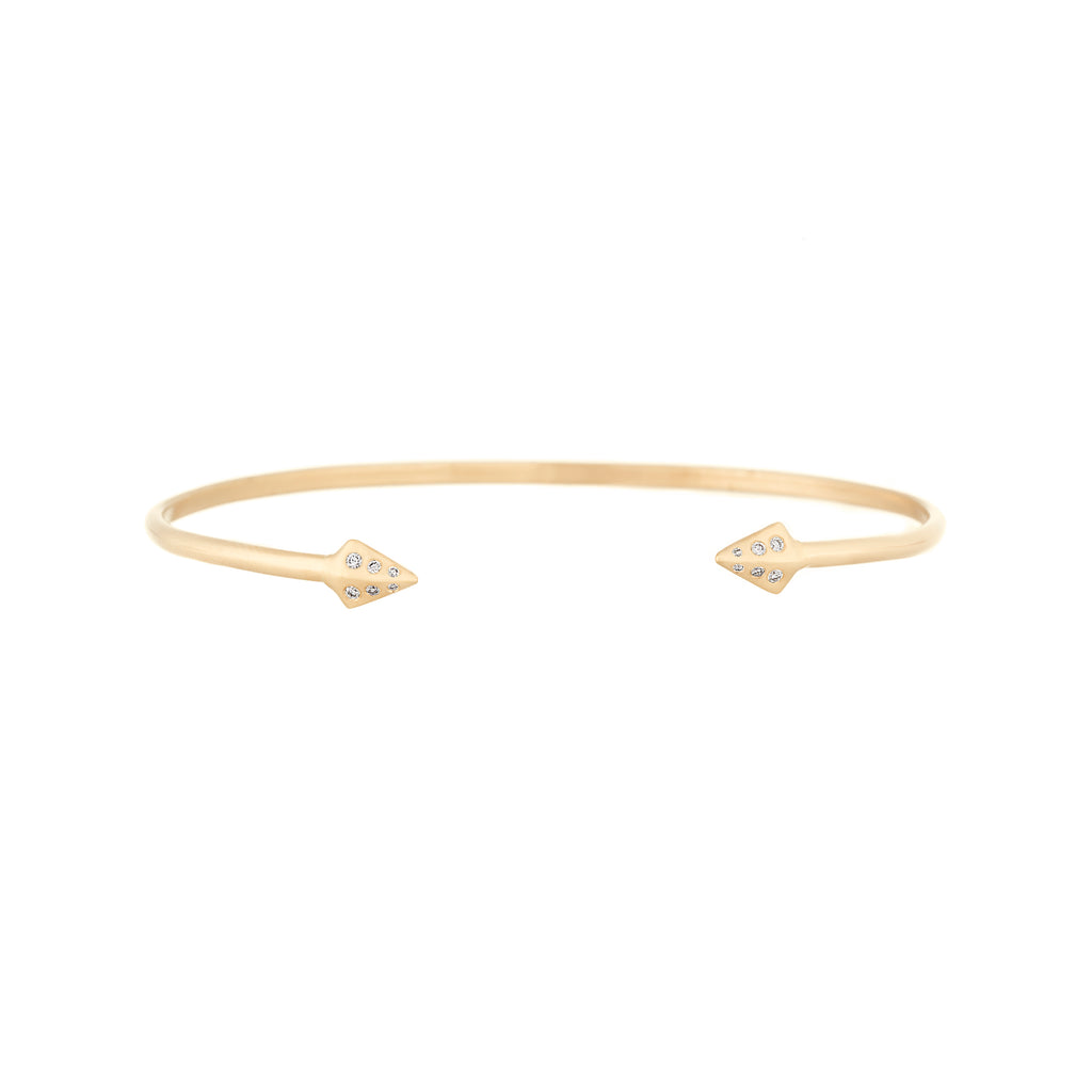 Diamond Mini Double Peak Cuff