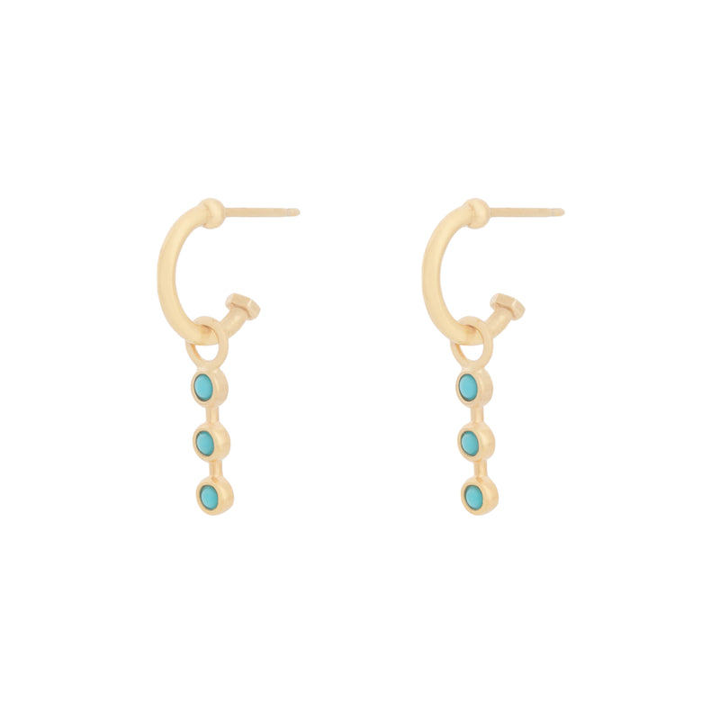 Turquoise Sun Studs