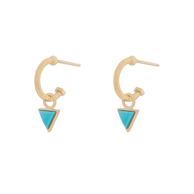 Turquoise Sun Studs