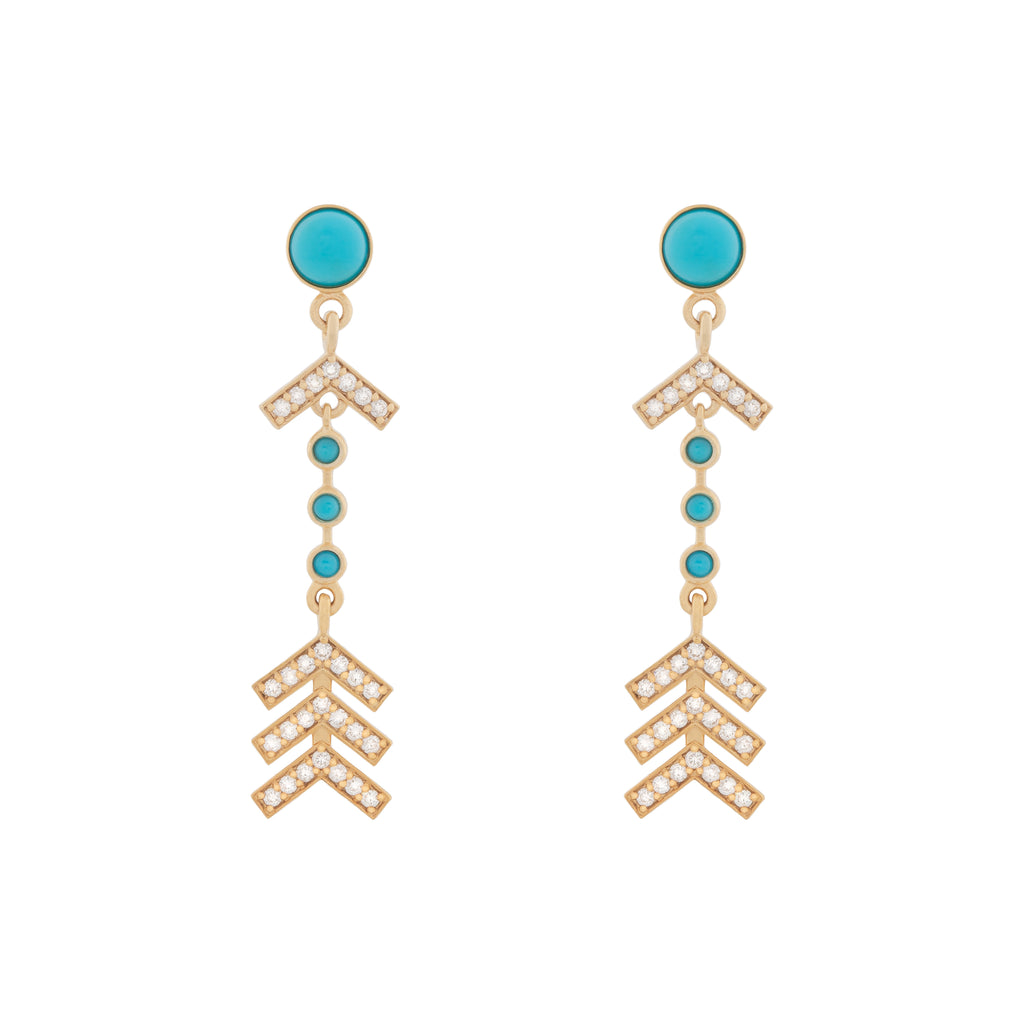 Arrow Drop Earrings