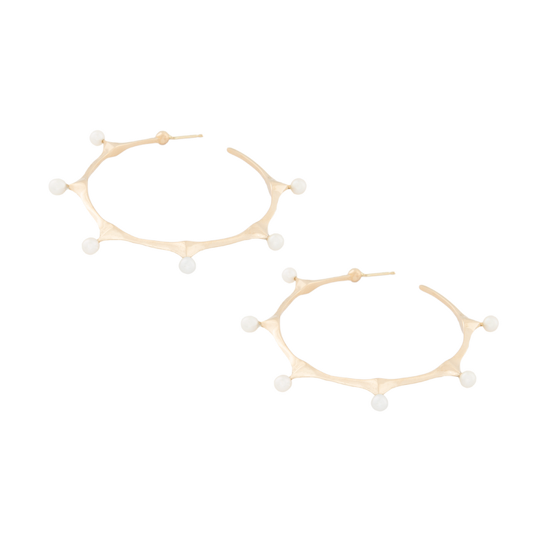 6 Peak Pearl Hoops