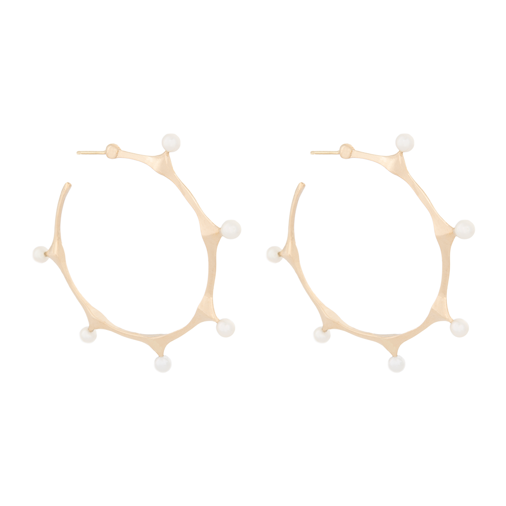 6 Peak Pearl Hoops