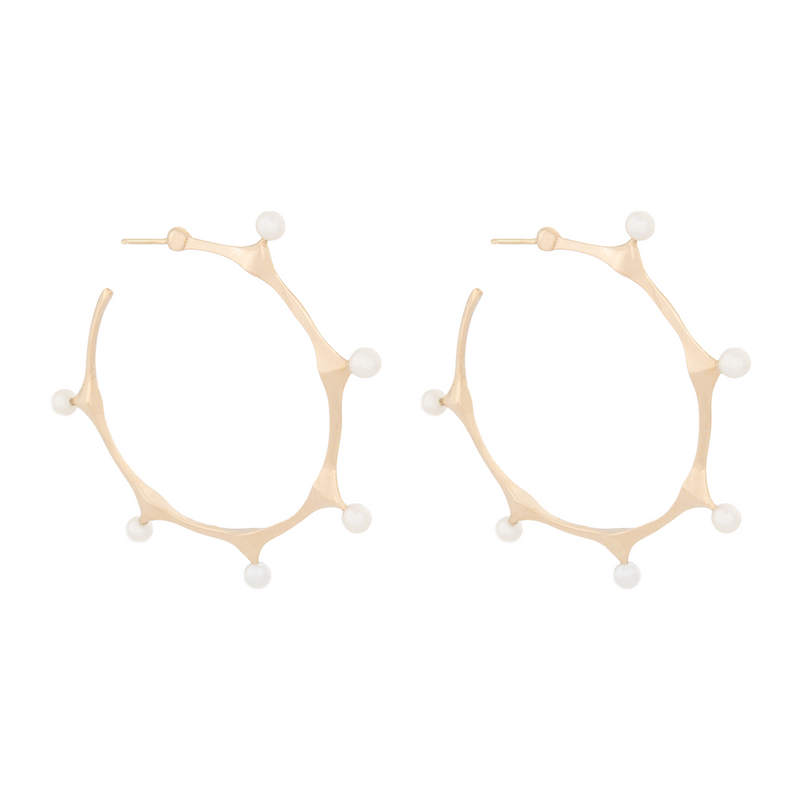 6 Peak Pearl Hoops