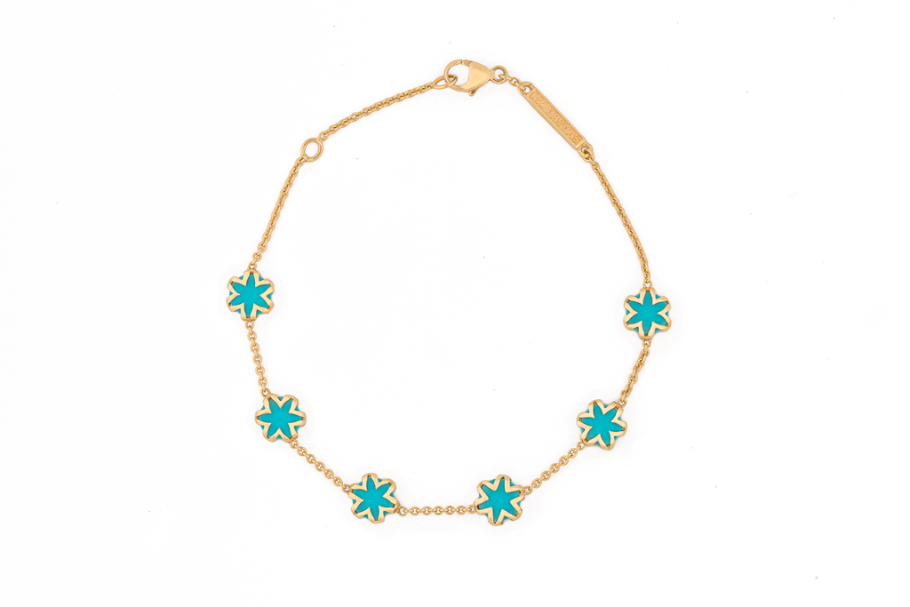 Turquoise Starburst Bracelet