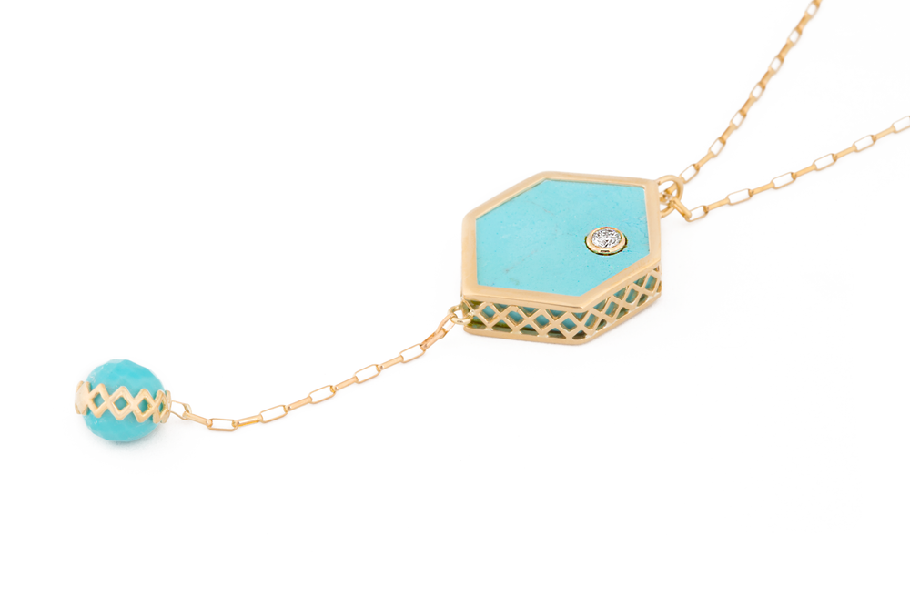 Buy Van Cleef Necklace Turquoise Online In India - Etsy India
