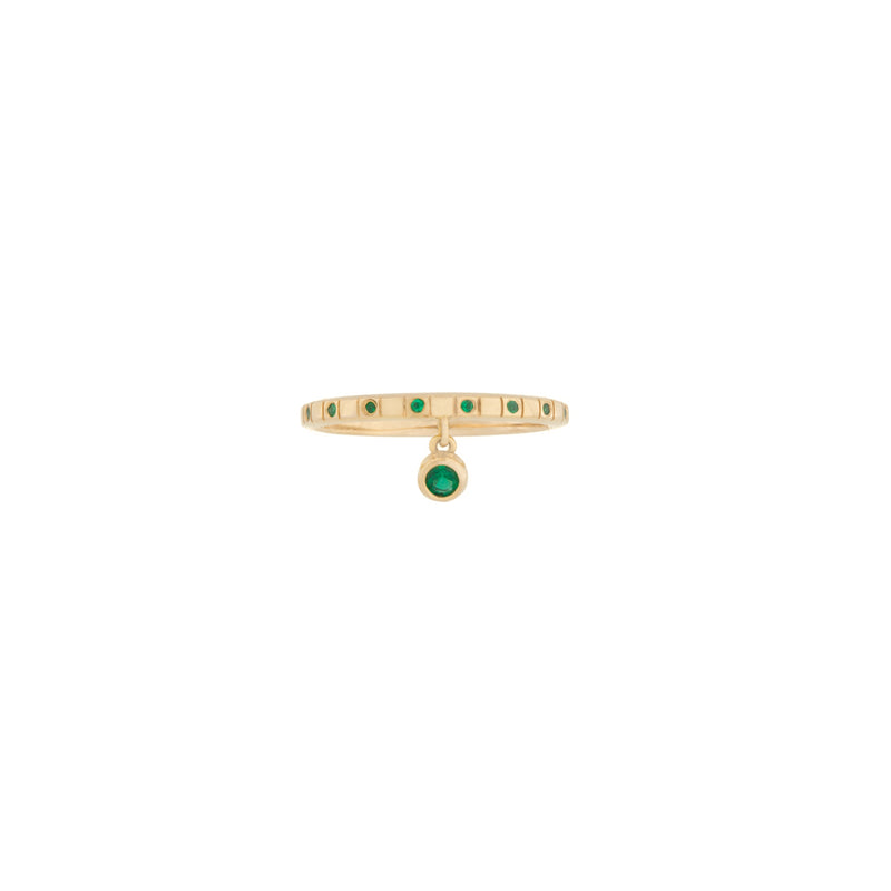 Dancing Emerald Ring
