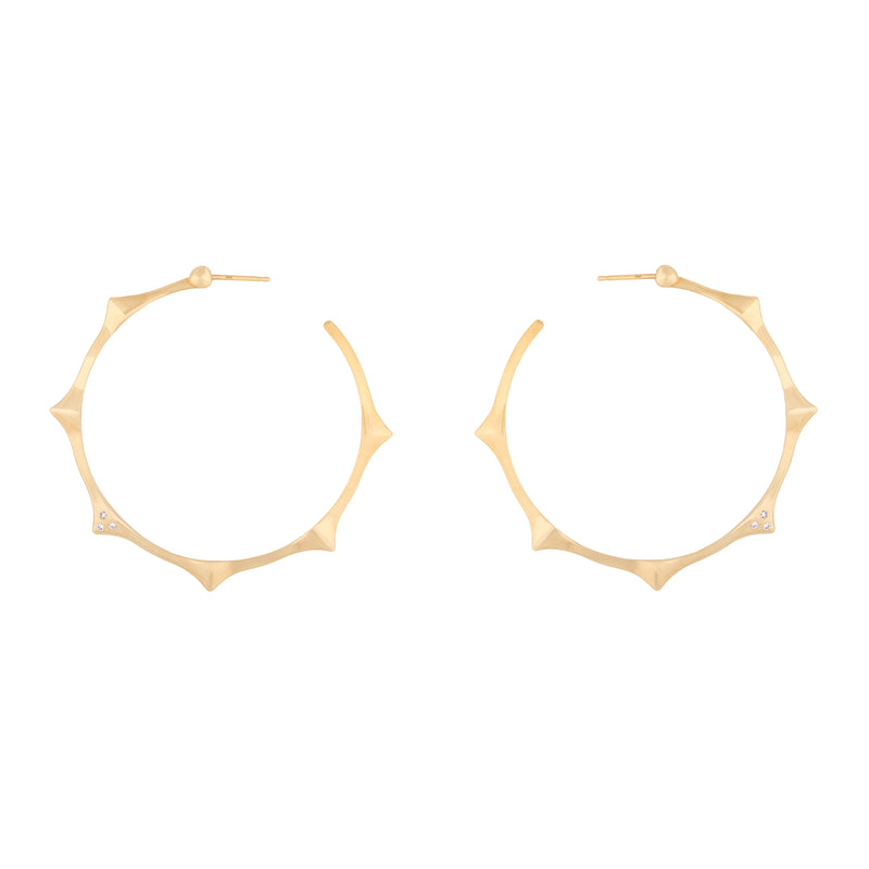 Basic Gold + Diamond Ear Cuff